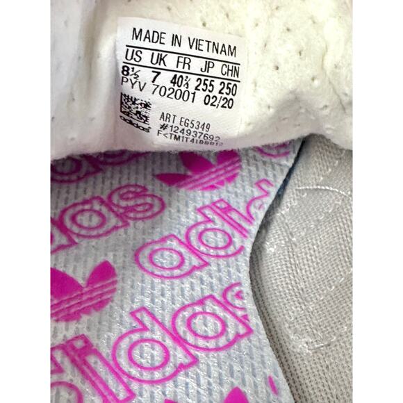 Adidas Originals SL 72 retro style sneaker gray/pink/purple Womens Size 8.5 UK 7 - Picture 9 of 16